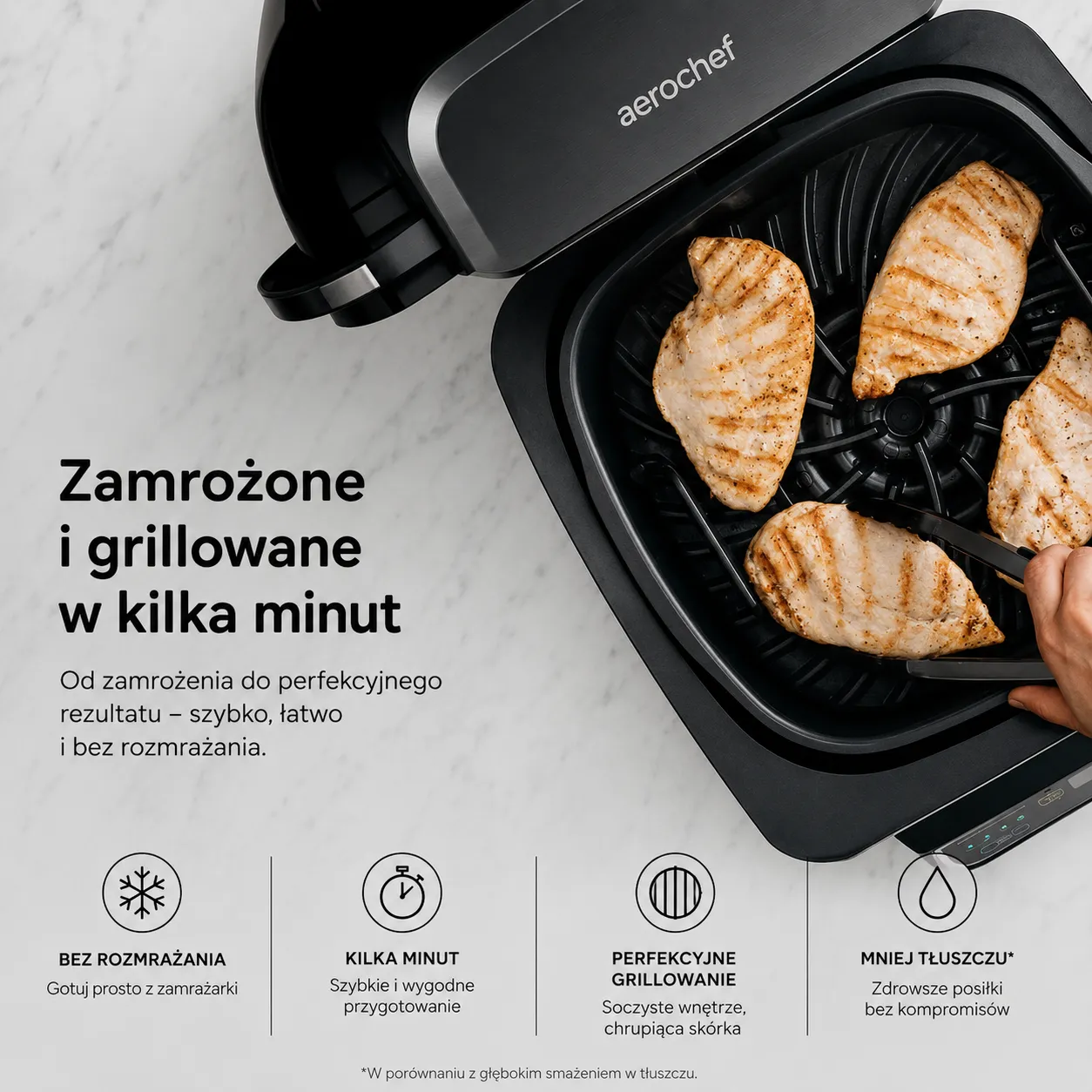 AeroChef jako frytkownica beztłuszczowa